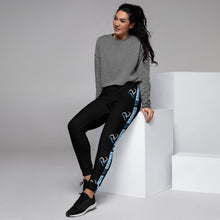 Load image into Gallery viewer, Restored Logo Women's Joggers - Black/White