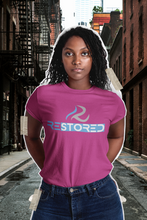 Load image into Gallery viewer, Restored Logo Short-Sleeve Women's T-Shirt - Black/Navy/Red/Berry/Asphalt/Gold/Athletic Heather