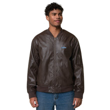 Load image into Gallery viewer, Leather Bomber Jacket