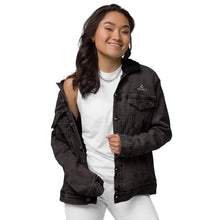 Load image into Gallery viewer, Unisex denim sherpa jacket