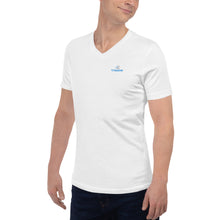 Load image into Gallery viewer, Unisex Short Sleeve V-Neck T-Shirt
