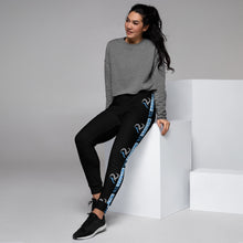 Load image into Gallery viewer, Restored Logo Women&#39;s Joggers - Black/White
