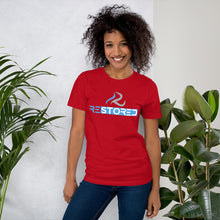 Load image into Gallery viewer, Restored Logo Short-Sleeve Women&#39;s T-Shirt - Black/Navy/Red/Berry/Asphalt/Gold/Athletic Heather
